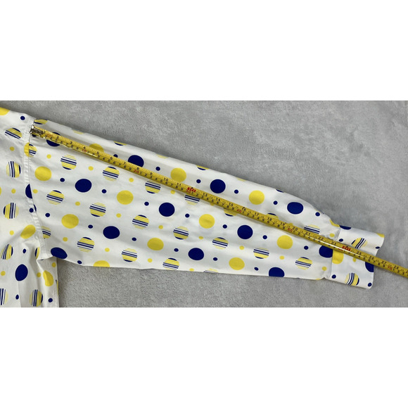 Axxess Mens 3XL Collared Long Sleeve Contemporary Geometric Modern Luxury Shirt - Picture 12 of 16